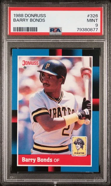 1988 Donruss Barry Bonds #326 card image