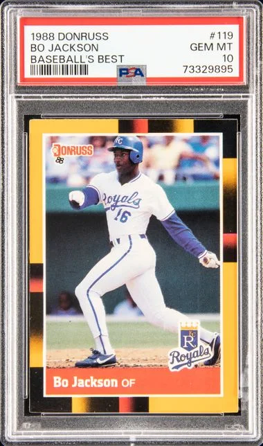 1988 Donruss Bo Jackson Baseball's Best #119 card image