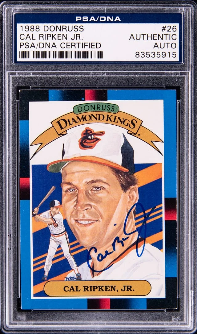 1988 Donruss Diamond Kings Cal Ripken Jr. #26 card image