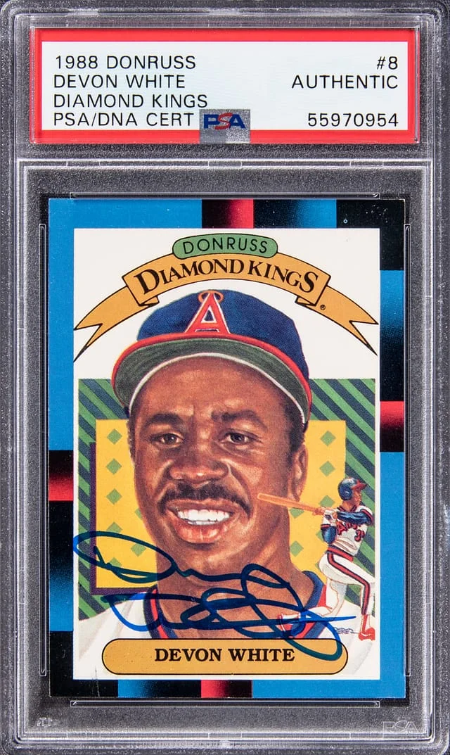 1988 Donruss Diamond Kings Devon #8 card image