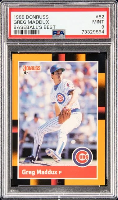 1988 Donruss Greg Maddux Baseball's Best #82 card image