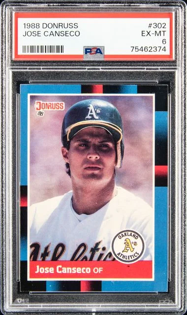 1988 Donruss Jose Canseco #302 card image