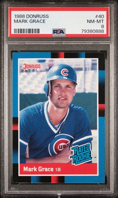 1988 Donruss Mark Grace #40 card image