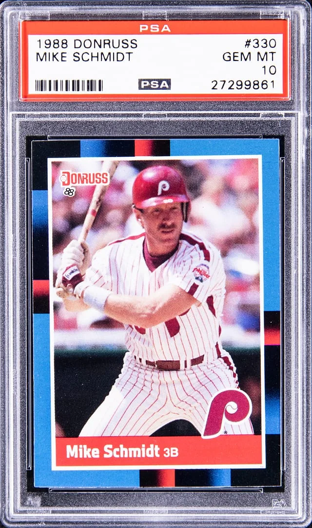 1988 Donruss Mike Schmidt #330 card image