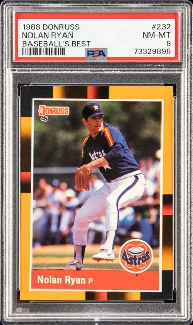 1988 Donruss Nolan Ryan Baseball's Best #232 card image