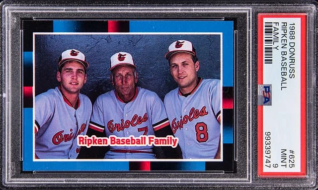 1988 Donruss Ripken Baseball Family #625 card image