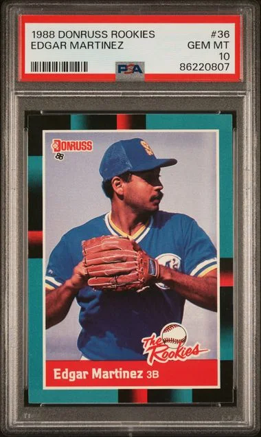 1988 Donruss The Rookies Edgar Martinez #36 card image