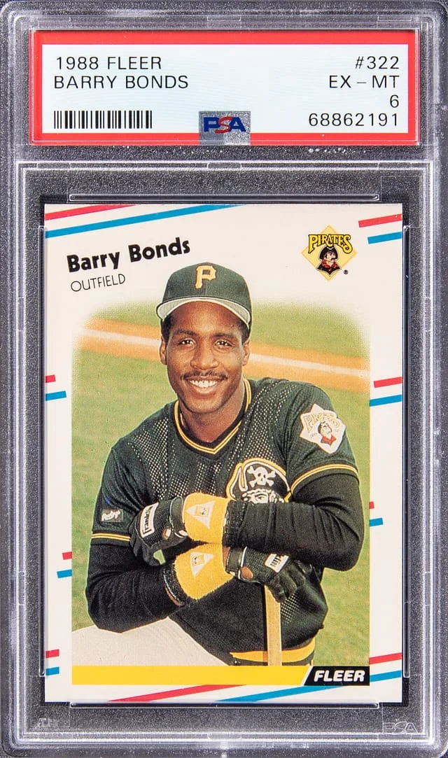 1988 Fleer Barry Bonds #322 card image
