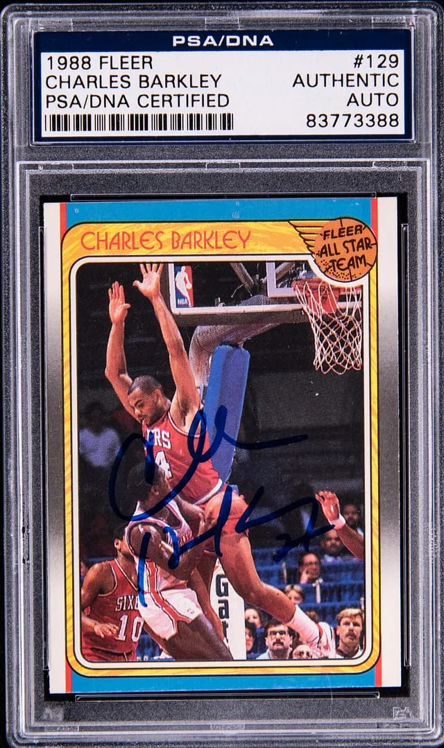 1988 Fleer Basketball Charles Barkley #129 card image