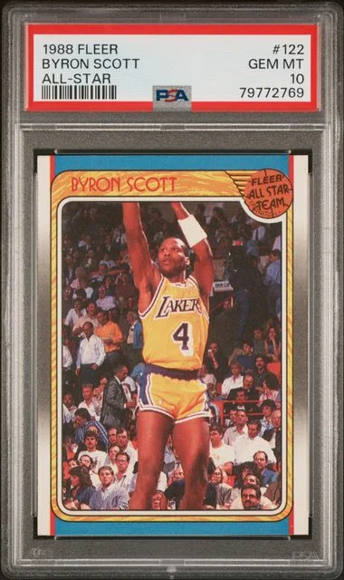 1988 Fleer Byron Scott All-Star #122 card image