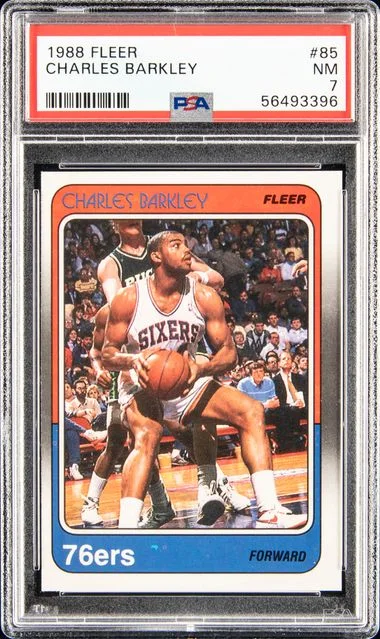 1988 Fleer Charles Barkley #85 card image