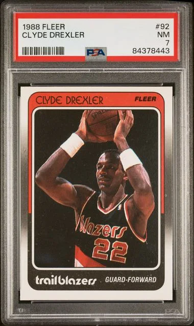 1988 Fleer Clyde Drexler #92 card image