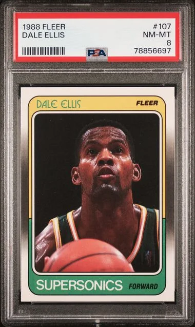 1988 Fleer Dale Ellis #107 card image