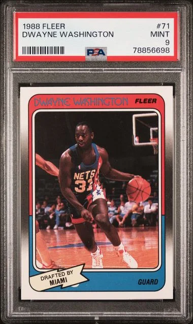 1988 Fleer Dwayne Washington #71 card image