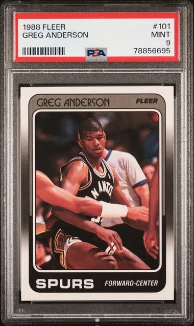 1988 Fleer Greg Anderson #101 card image