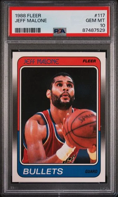 1988 Fleer Jeff Malone #117 card image