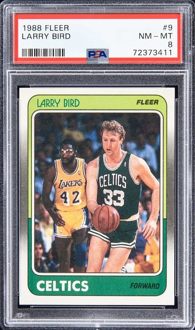 1988 Fleer Larry Bird #9 card image