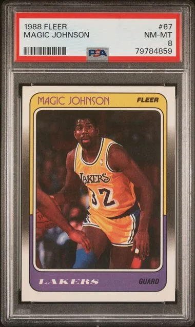 1988 Fleer Magic Johnson #67 card image