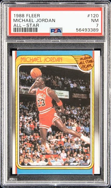 1988 Fleer Michael Jordan All-Star #120 card image
