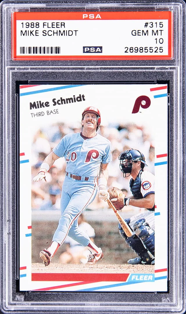 1988 Fleer Mike Schmidt #315 card image