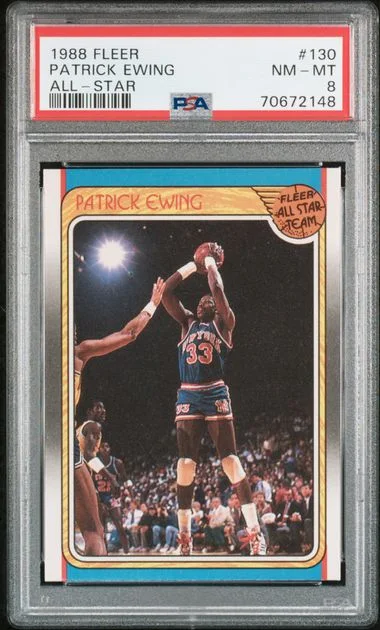 1988 Fleer Patrick Ewing All-Star #130 card image