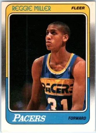 1988 Fleer Reggie Miller #57 card image