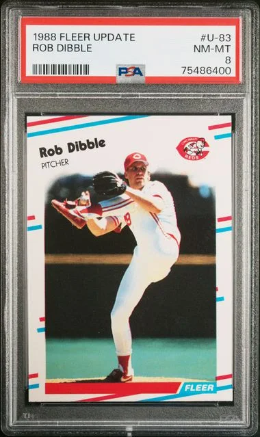 1988 Fleer Rob Dibble Update #U-83 card image