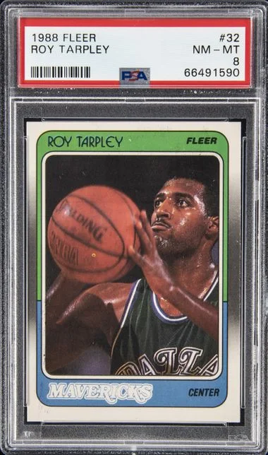 1988 Fleer Roy Tarpley #32 card image
