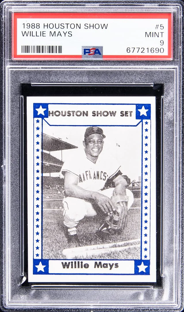1988 Houston Show Willie Mays #5 card image