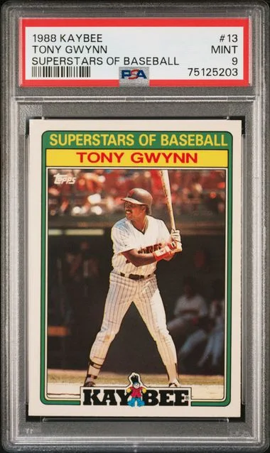 1988 Kaybee Superstars Of Baseball Tony Gwynn #13 card image