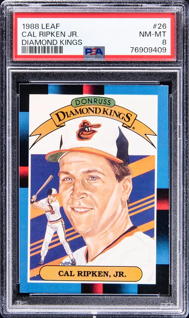 1988 Leaf Cal Ripken Jr Diamond Kings #26 card image
