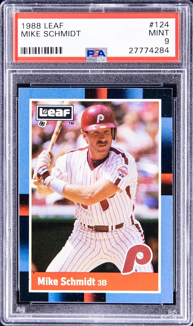 1988 Leaf Mike Schmidt #124 card image