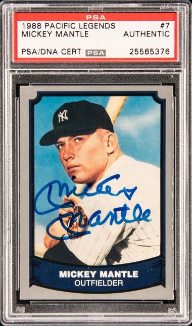 1988 Pacific Legends Mickey Mantle #7 card image