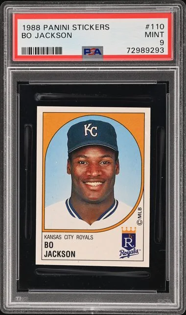 1988 Panini Bo Jackson Stickers #110 card image