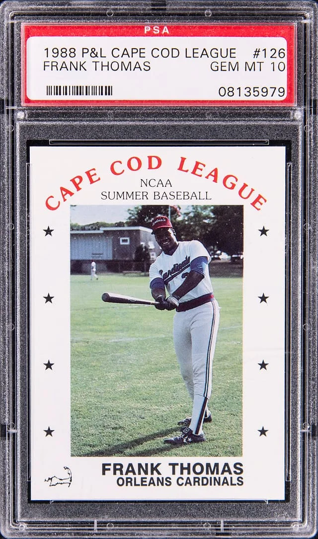 1988 P&L Cape Cod League Frank Thomas #126 card image