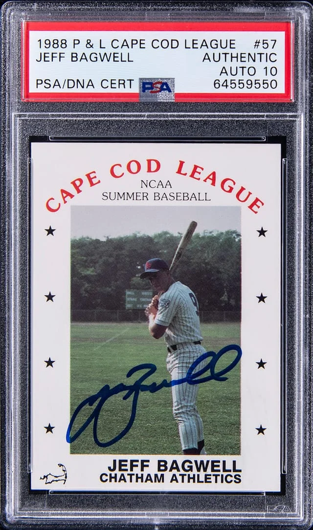 1988 P&L Cape Cod League Gastonia Rangers Jeff Bagwell #57 card image