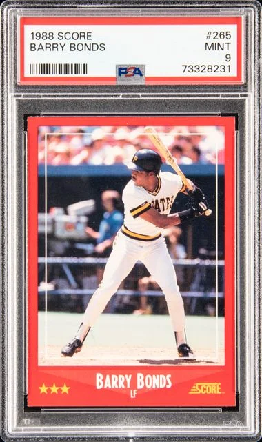 1988 Score Barry Bonds #265 card image