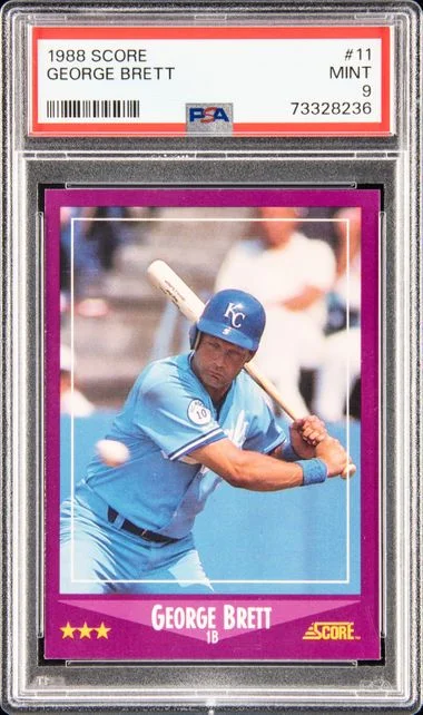 1988 Score George Brett #11 card image