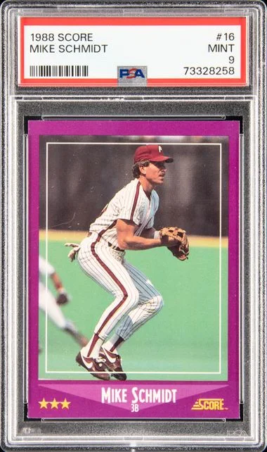 1988 Score Mike Schmidt #16 card image
