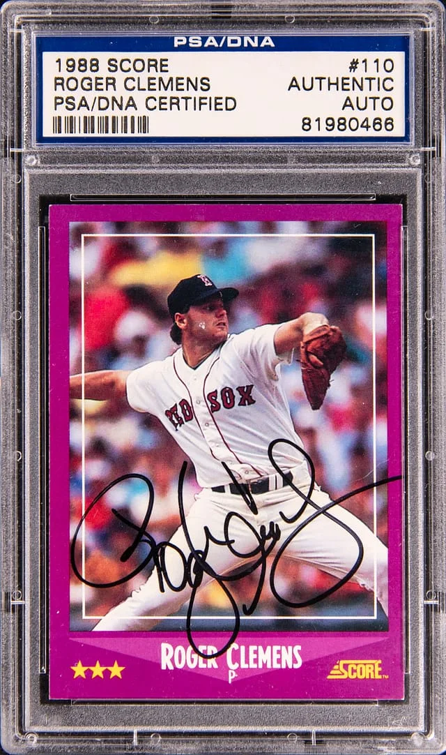 1988 Score Roger Clemens #110 card image