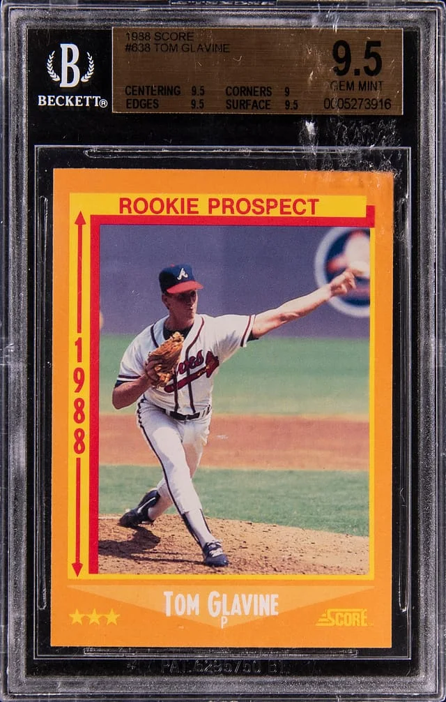 1988 Score Tom Glavine #638 card image