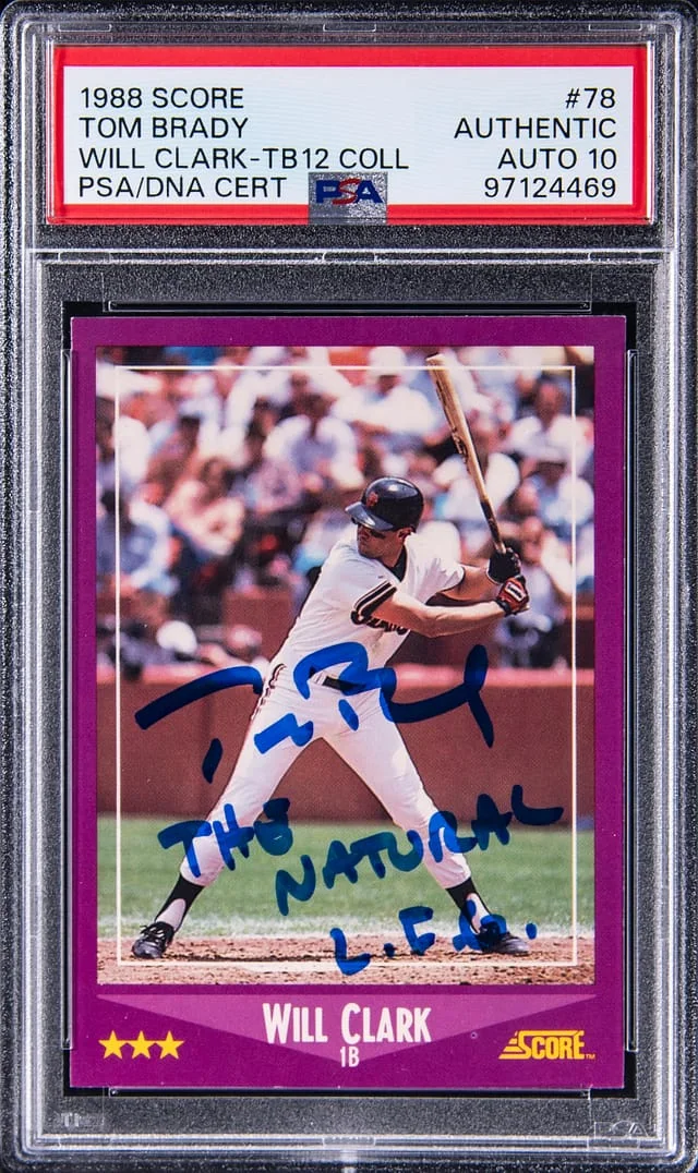 1988 Score Will Clark, TB12 Collection #78 card image