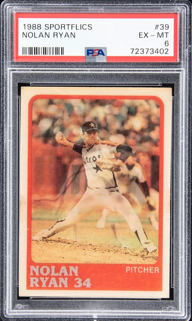 1988 Sportflics Nolan Ryan #39 card image