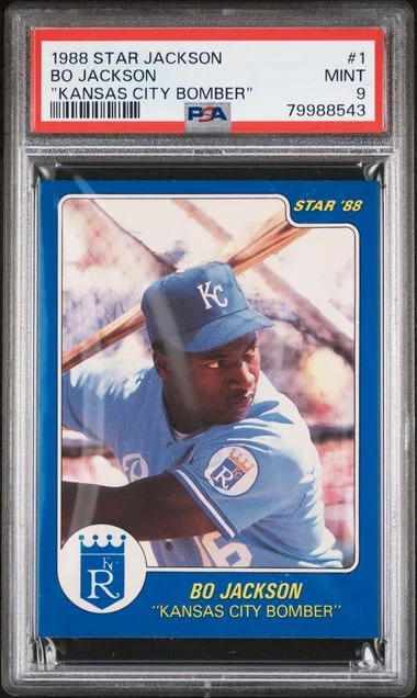 1988 Star Bo Jackson Kansas City Bomber Bo Jackson #1 card image