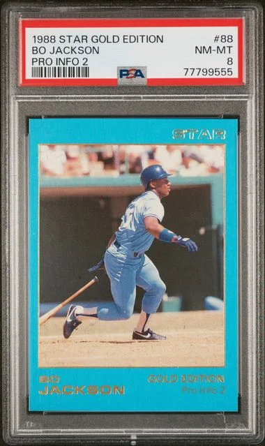 1988 Star Gold Edition Pro Info 2 Bo Jackson #88 card image