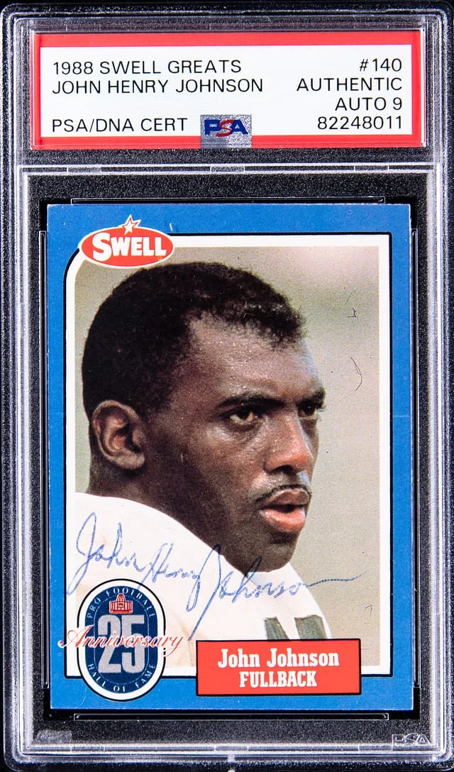1988 Swell Greats John Henry Johnson #140 card image