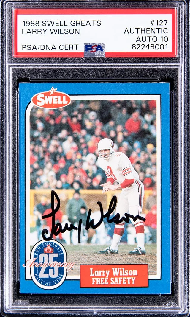 1988 Swell Greats Larry Wilson #127 card image