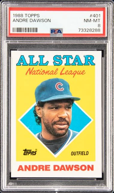 1988 Topps Andre Dawson #401 card image