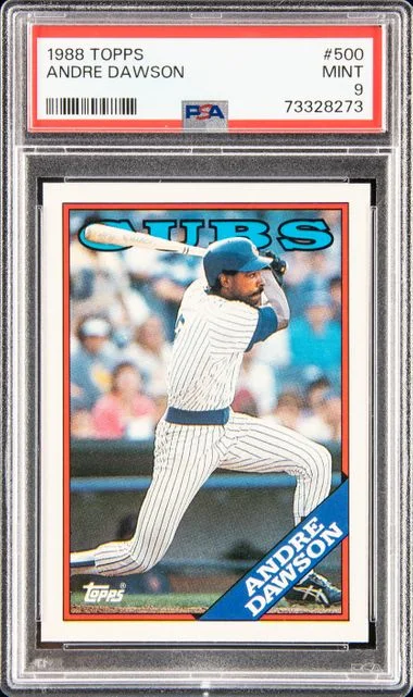 1988 Topps Andre Dawson #500 card image