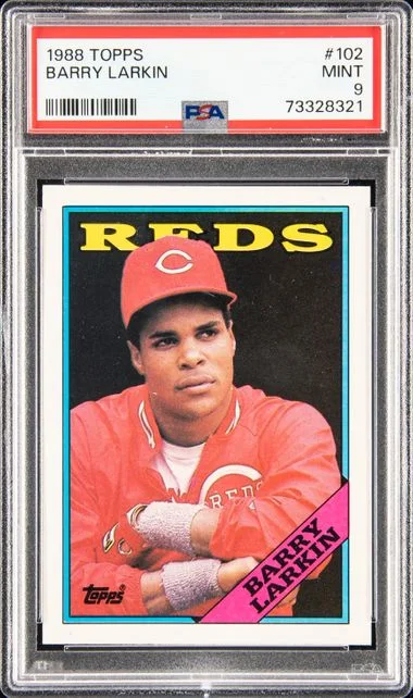1988 Topps Barry Larkin #102 card image